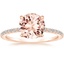 14K Rose Gold Demi Three-Quarter Coverage Diamond Ring (1/3 ct. tw.), smalltop view
