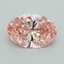 2.04 Ct. Fancy Vivid  Pink Oval Lab Grown Diamond