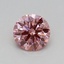 0.30 Ct. Fancy Vivid Pink Round Lab Grown Diamond