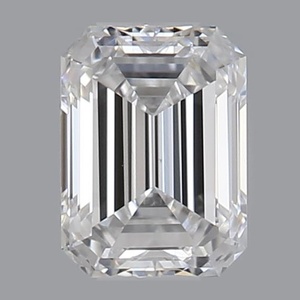 Emerald diamond — real photo