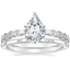 18K White Gold Avery Diamond Ring with Astra Diamond Ring
