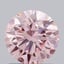 0.89 Ct. Fancy Vivid Pink Round Lab Grown Diamond