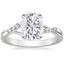 18K White Gold Chamise Diamond Ring (1/15 ct. tw.), smalltop view