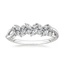 18K White Gold Jardiniere Diamond Ring, smalltop view