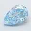2.83 Ct. Fancy Vivid  Blue Pear Lab Grown Diamond