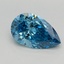 1.81 Ct. Fancy Vivid Blue Pear Lab Grown Diamond