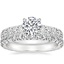 18K White Gold Anthology Diamond Ring (1/2 ct. tw.) with Luxe Sienna Diamond Ring (5/8 ct. tw.)