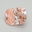 1.57 Ct. Fancy Vivid Pink Cushion Lab Grown Diamond