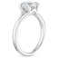Platinum Lena Diamond Ring, smallside view