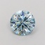 1.00 Ct. Fancy Vivid  Blue Round Lab Grown Diamond