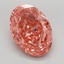 5.12 Ct. Fancy Vivid Pink Oval Lab Grown Diamond