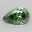 1.05 Ct. Fancy Vivid Pacific Green Pear Lab Grown Diamond