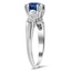 The Kendrick Ring, smalltop view on a hand