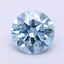 1.07 Ct. Fancy Vivid  Blue Round Lab Grown Diamond