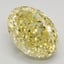 3.26 Ct. Fancy Intense Yellow Oval Lab Grown Diamond