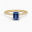 18K Yellow Gold Demi Three-Quarter Coverage Diamond Ring (1/3 ct. tw.), smalltop view