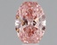 0.58 Ct. Fancy Vivid Pink Oval Lab Grown Diamond