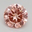 2.00 Ct. Fancy Intense Pink Round Lab Grown Diamond