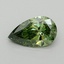 1.07 Ct. Fancy Vivid Green Pear Lab Grown Diamond