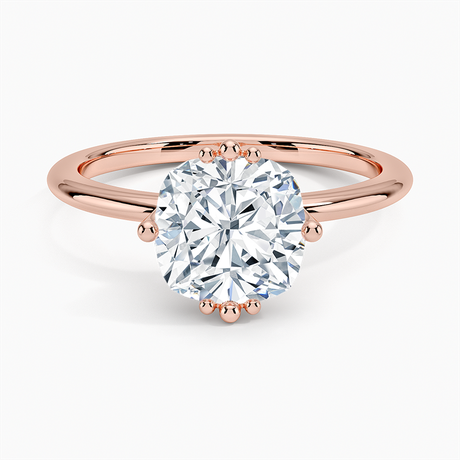 14K Rose Gold Samara Eight-Prong Solitaire Ring