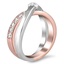 Mixed Metal Split-Shank Ring, smallview