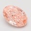3.04 Ct. Fancy Vivid Pink Oval Lab Grown Diamond