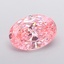 4.52 Ct. Fancy Vivid Pink Oval Lab Grown Diamond