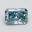 1.46 Ct. Fancy Vivid Blue Radiant Lab Grown Diamond