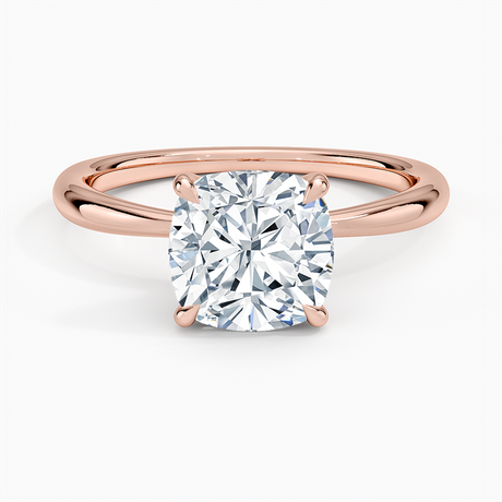 14K Rose Gold Freesia 2mm Solitaire Ring