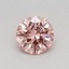 0.36 Ct. Fancy Vivid Pink Round Lab Grown Diamond
