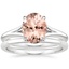 18KW Morganite Reverie Bridal Set, smalltop view