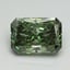 5.04 Ct. Fancy Vivid Pacific Green Radiant Lab Grown Diamond