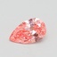 0.50 Ct. Fancy Vivid Pink Pear Lab Grown Diamond
