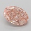 3.04 Ct. Fancy Vivid Pink Oval Lab Grown Diamond
