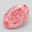 3.09 Ct. Fancy Vivid Pink Oval Lab Grown Diamond