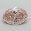 8.48 Ct. Fancy Intense Pink Oval Lab Grown Diamond