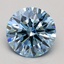 2.06 Ct. Fancy Blue Round Lab Grown Diamond