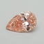 0.40 Ct. Fancy Vivid Pink Pear Lab Grown Diamond