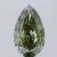 10.50 Ct. Fancy Intense  Green Pear Lab Grown Diamond