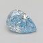 2.06 Ct. Fancy Vivid Blue Pear Lab Grown Diamond