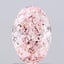 1.57 Ct. Fancy Vivid Pink Oval Lab Grown Diamond