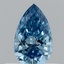 0.39 Ct. Fancy Vivid Blue Pear Lab Grown Diamond