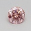 0.36 Ct. Fancy Vivid Pink Round Lab Grown Diamond
