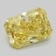 3.74 Ct. Fancy Intense Yellow Radiant Lab Grown Diamond