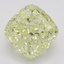 3.07 Ct. Fancy Light Yellow Cushion Diamond
