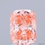 1.54 Ct. Fancy Vivid Pink Cushion Lab Grown Diamond