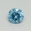 0.42 Ct. Fancy Vivid Blue Round Lab Grown Diamond