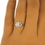 The Clairemont Matched Set, smalltop view on a hand