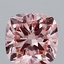 3.02 Ct. Fancy Intense Pink Cushion Lab Grown Diamond