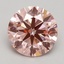 3.00 Ct. Fancy Intense Pink Round Lab Grown Diamond